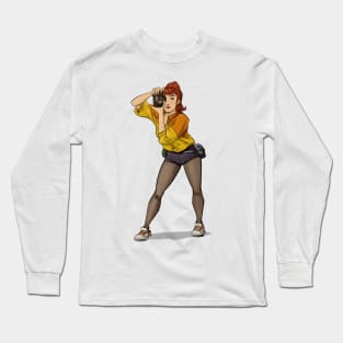 TMNT April O'Neil Long Sleeve T-Shirt